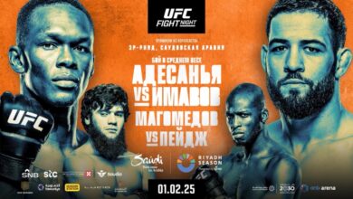 Прямая трансляция UFC Fight Night 250
