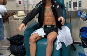 Диего Лопес сломал обе ноги в бою с Волкановски на UFC325